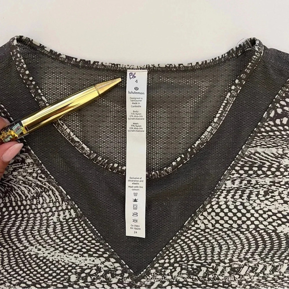 Lululemon For The Run Short Sleeve Size 4 - Picture 7 of 8